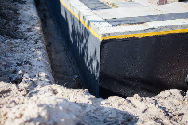 Residential Interior Drainage System installation at a Orleans, IN home by SJ Waterproofing Pros