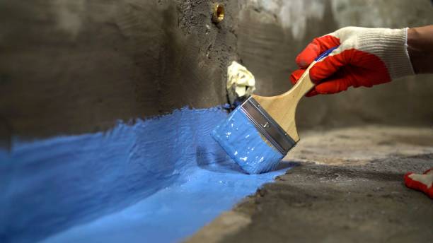 Commercial Interior Drainage System project at a Orleans, IN business property by SJ Waterproofing Pros